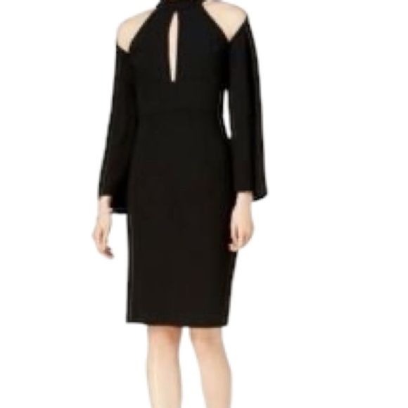 Bardot Black Midi Dress Size 4 NWT - Picture 3 of 8